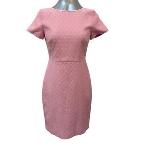 J. Crew Daisy Print Sheath Dress Women's Size 6 Pink